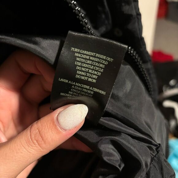 NWT Blank NYC Fair Shake Hooded Jacket Mixed Media Black- Size Medium - Picture 14 of 15